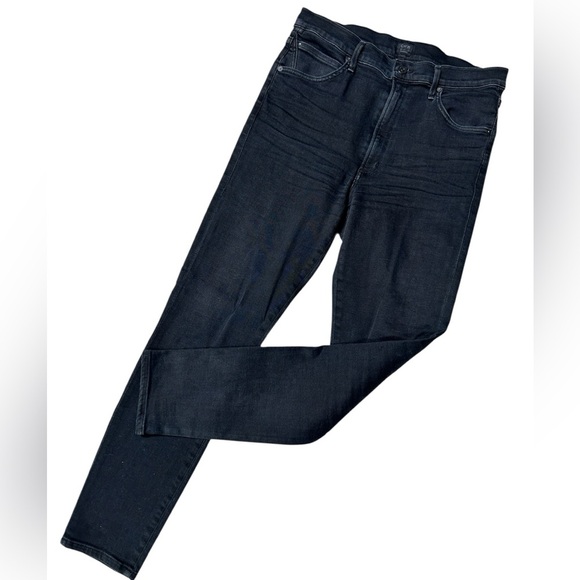 Citizens Of Humanity Chrissy High Rise Dark Grey Skinny Jeans, Size 31 - Picture 2 of 11